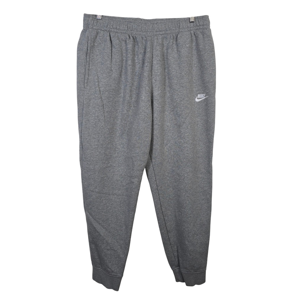Nike Sportswear Mens Club Fleece Joggers Gray Sweatpants XXL